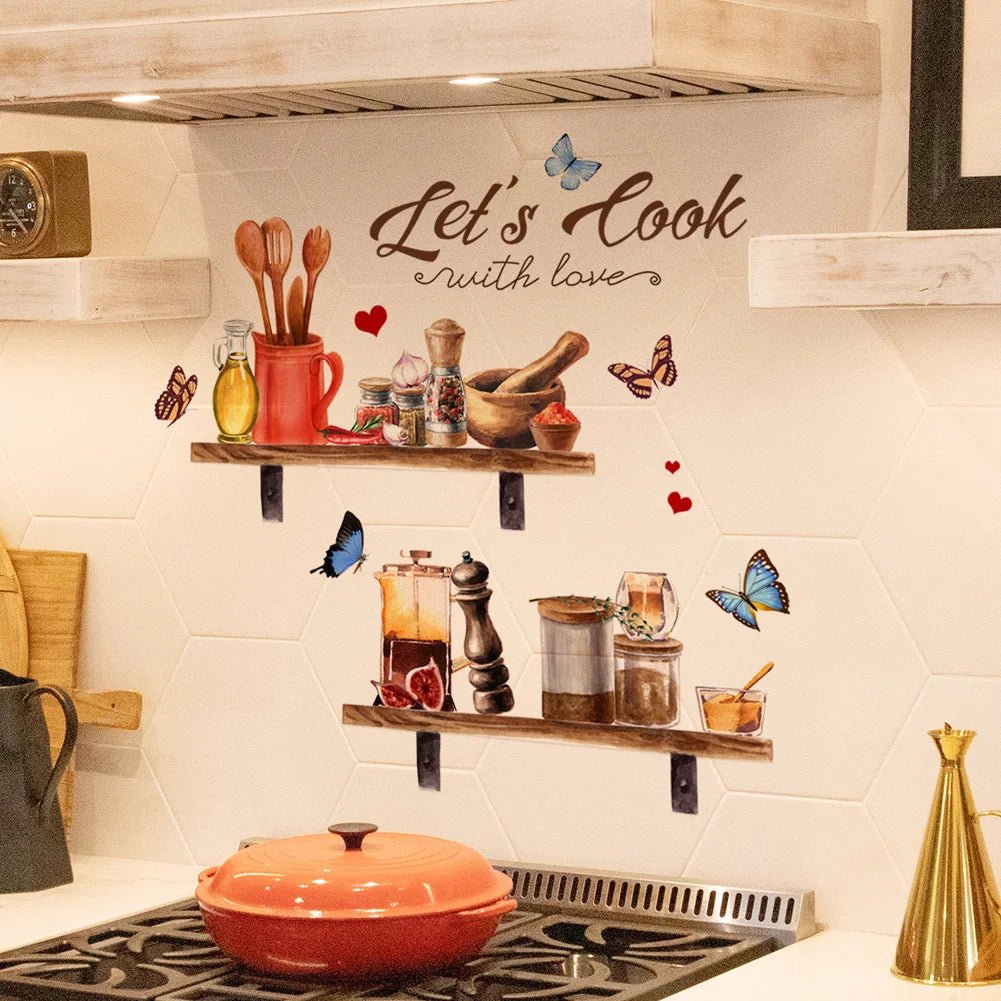 Kitchen decor wall stickers