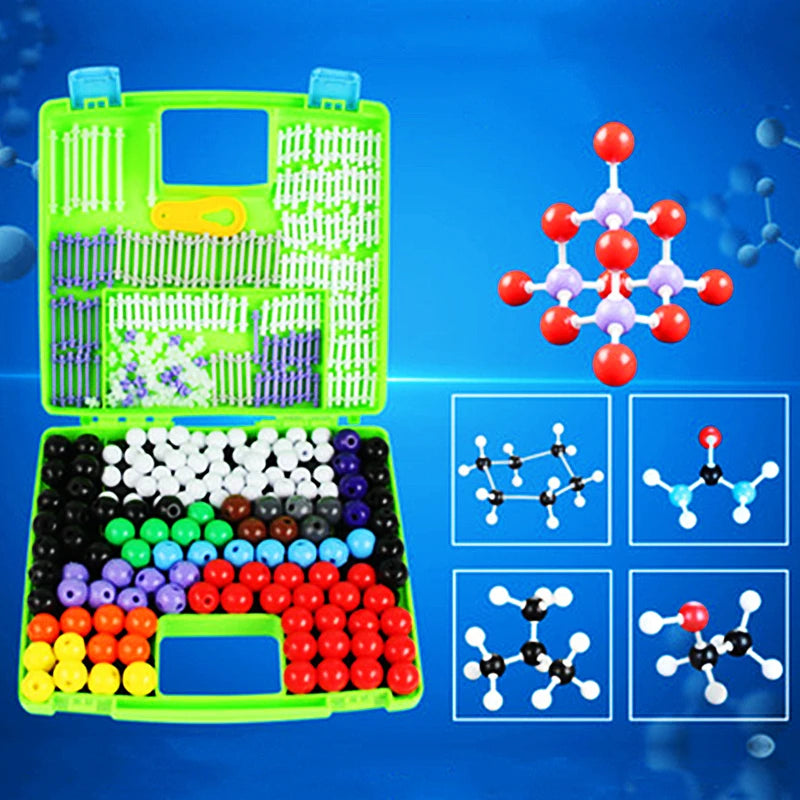 Molecular Model Kit: 156 Atoms Structure Set for Chemistry Education