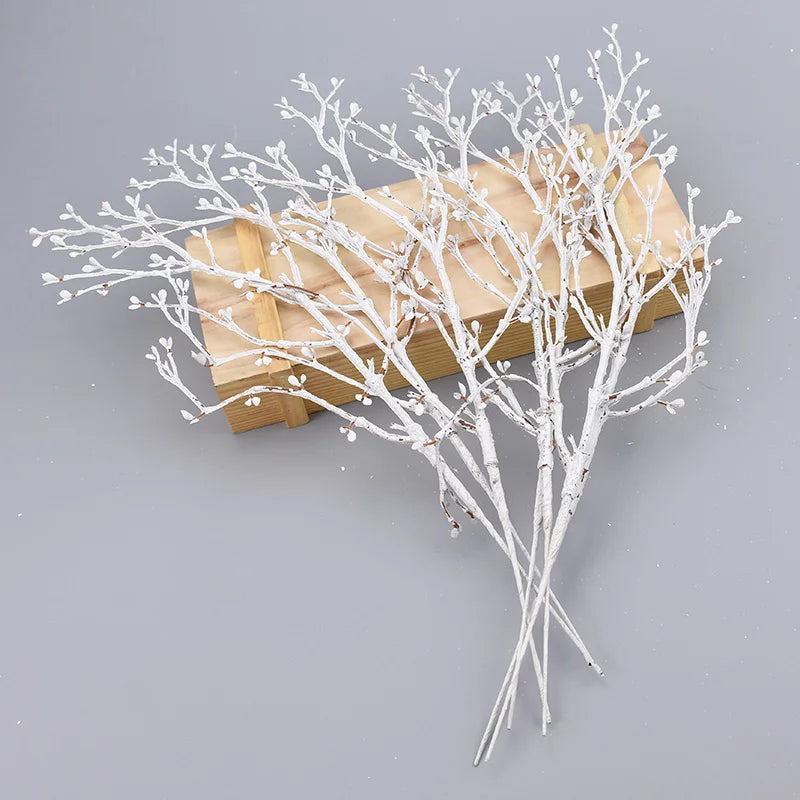 DIY Christmas Wreath Kit: 6PCS Artificial Rattan & Foam Branches