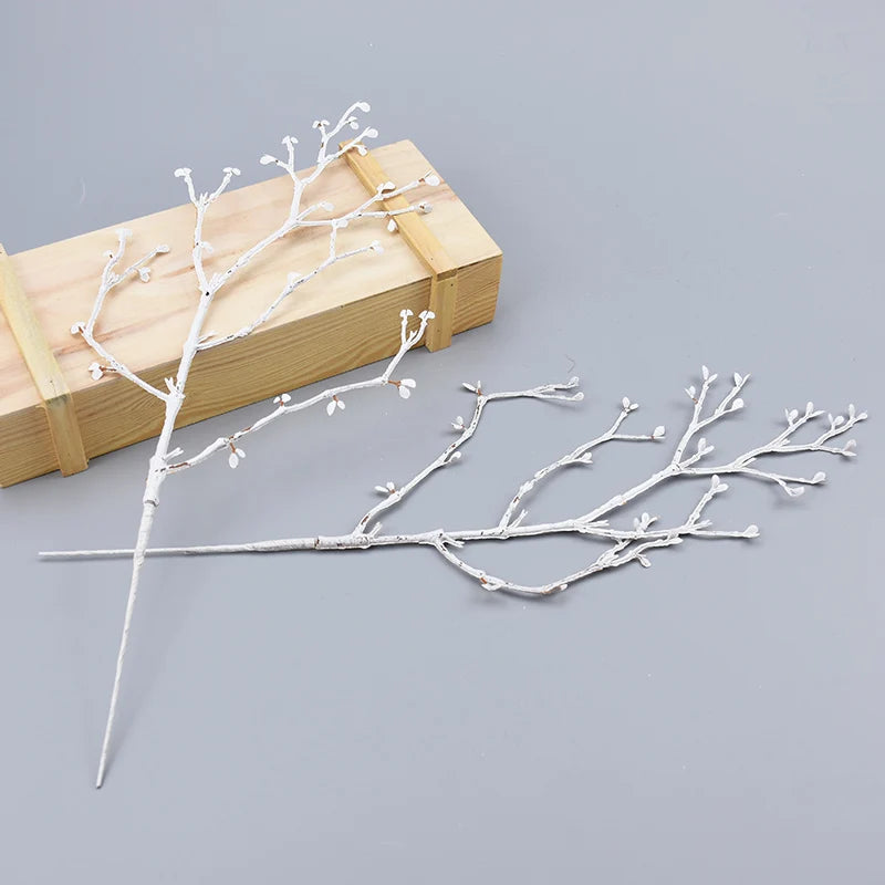 DIY Christmas Wreath Kit: 6PCS Artificial Rattan & Foam Branches