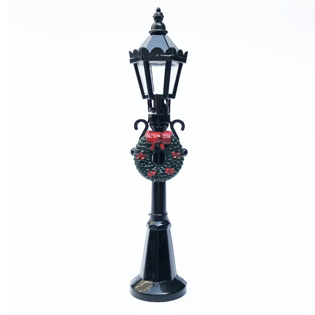 Miniature Lamp Post with Lamp