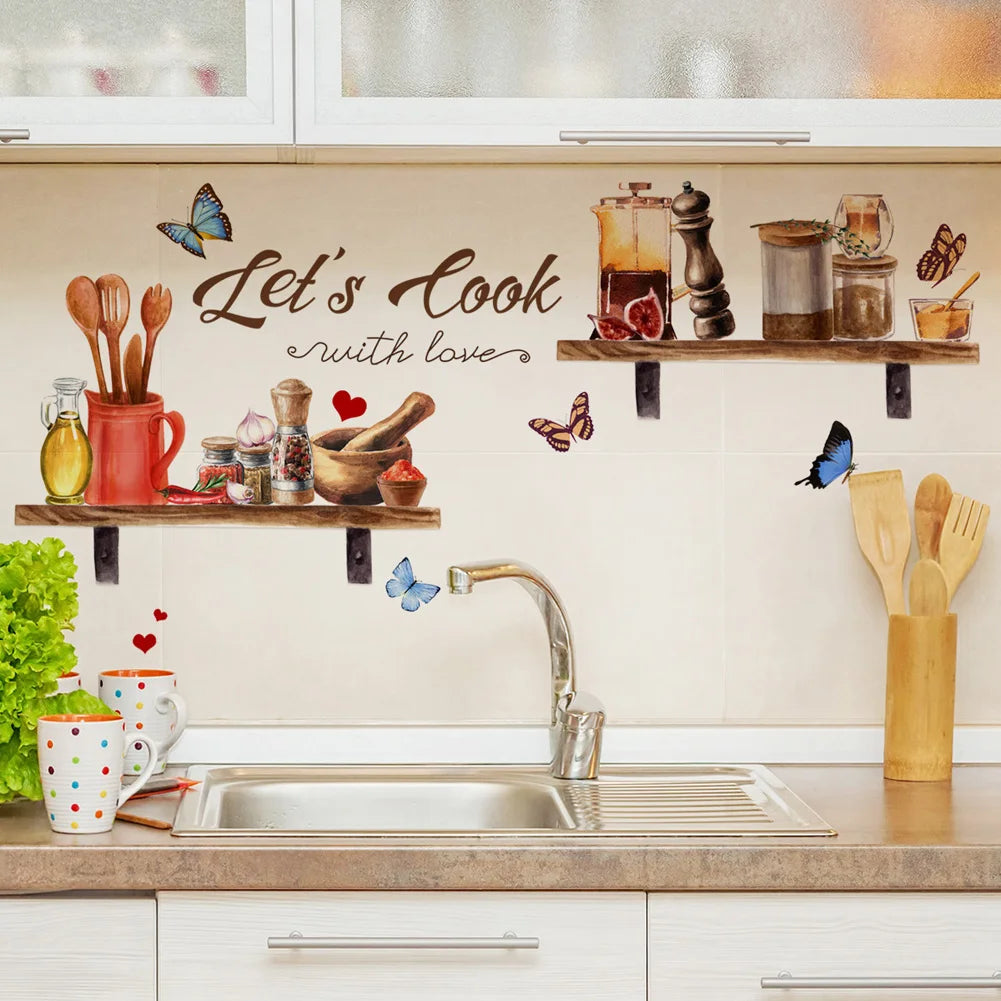 Kitchen decor wall stickers