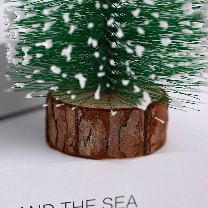 Snow-Kissed Mini Christmas Pine Tree