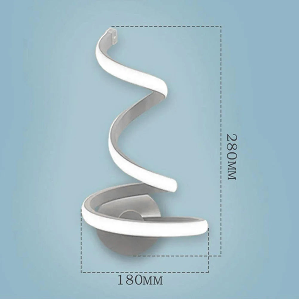 Modern Spiral LED Wall Lamp