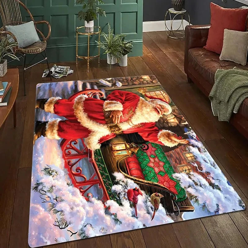 Christmas Carpet for Living Room