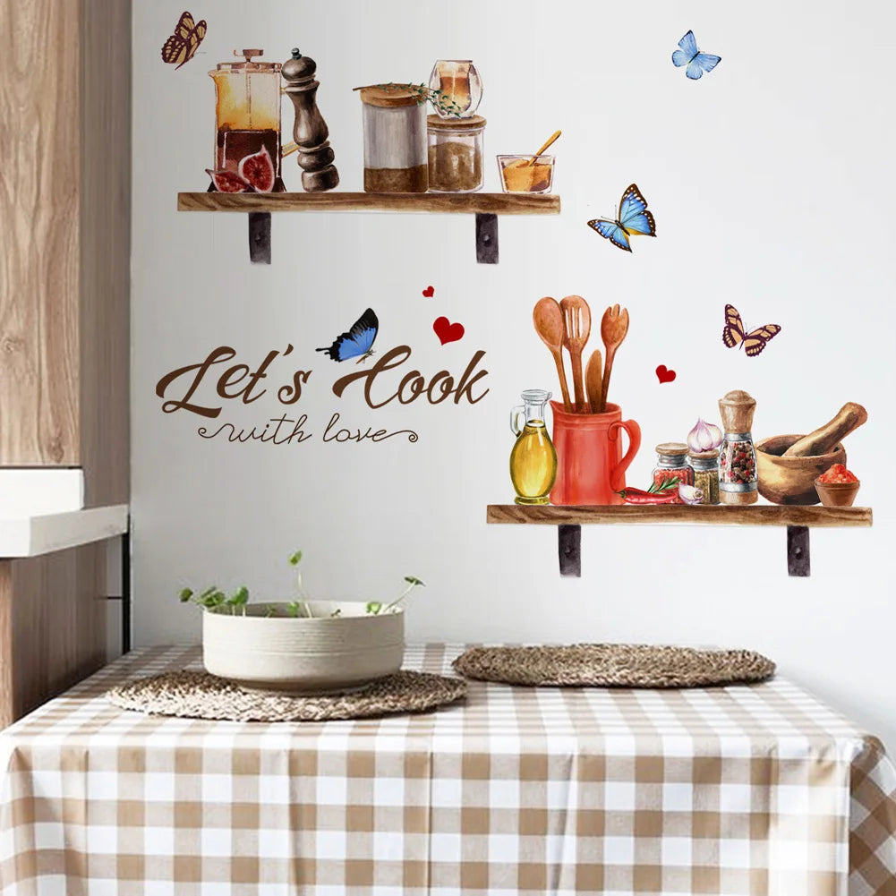 Kitchen decor wall stickers