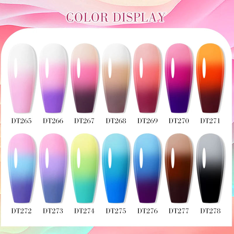 Temperature Color Changing Gel Nail Polish