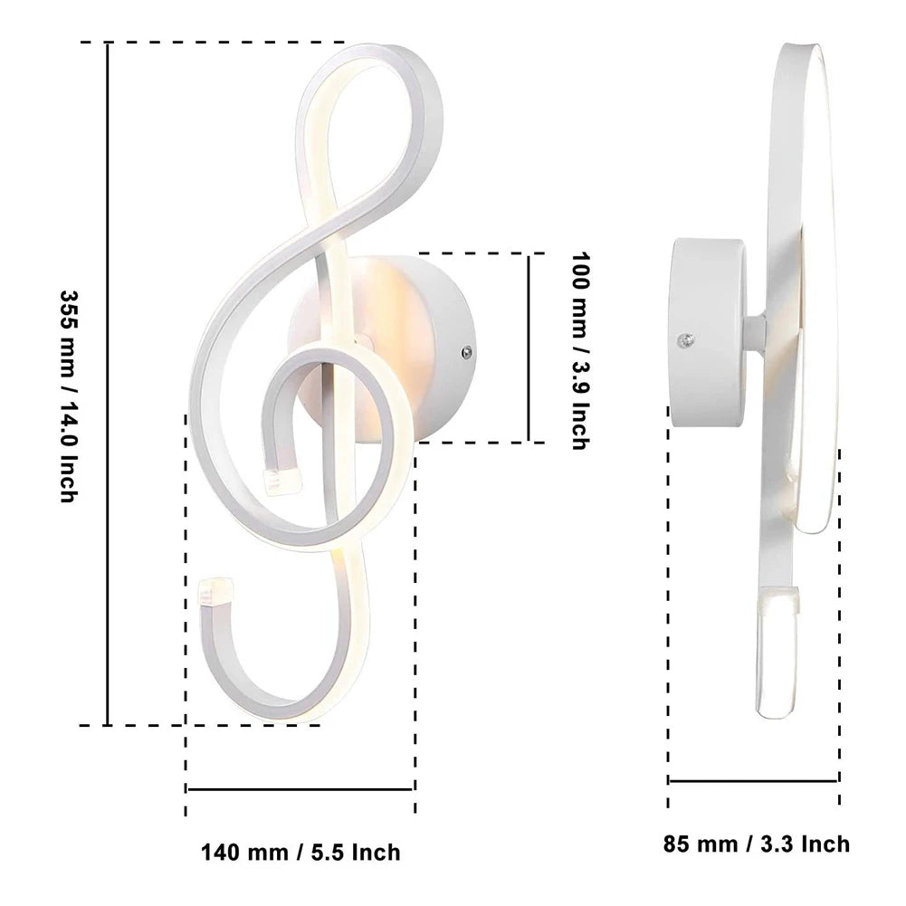 Modern Spiral LED Wall Lamp