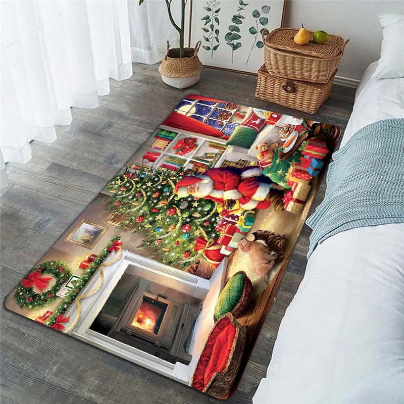 Christmas Carpet for Living Room