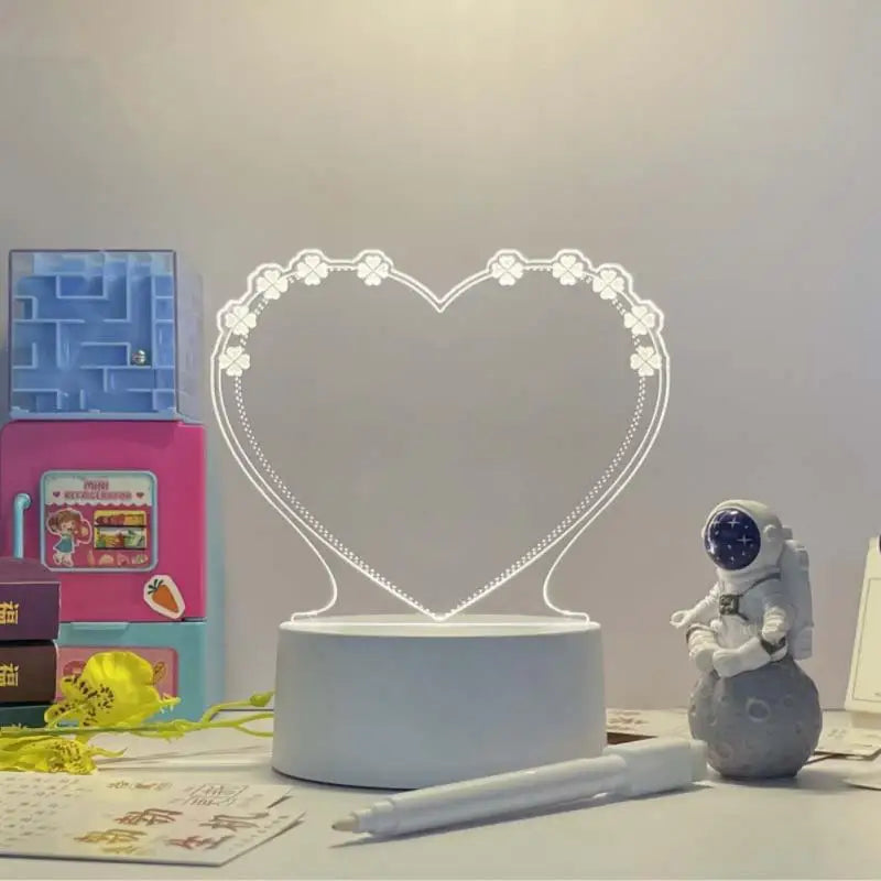 Creative LED Night Light Message Board for Loved Ones