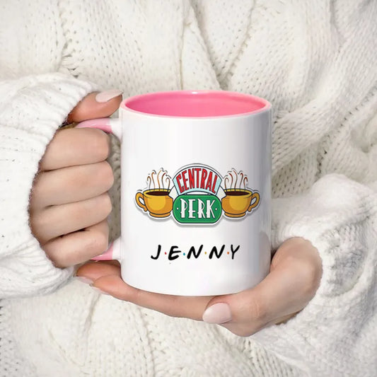 Central Perk Personalized Name Mug: Friends TV Show Theme