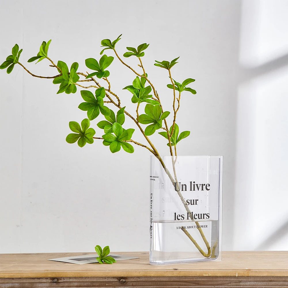 Blossom & Books: Acrylic Vase